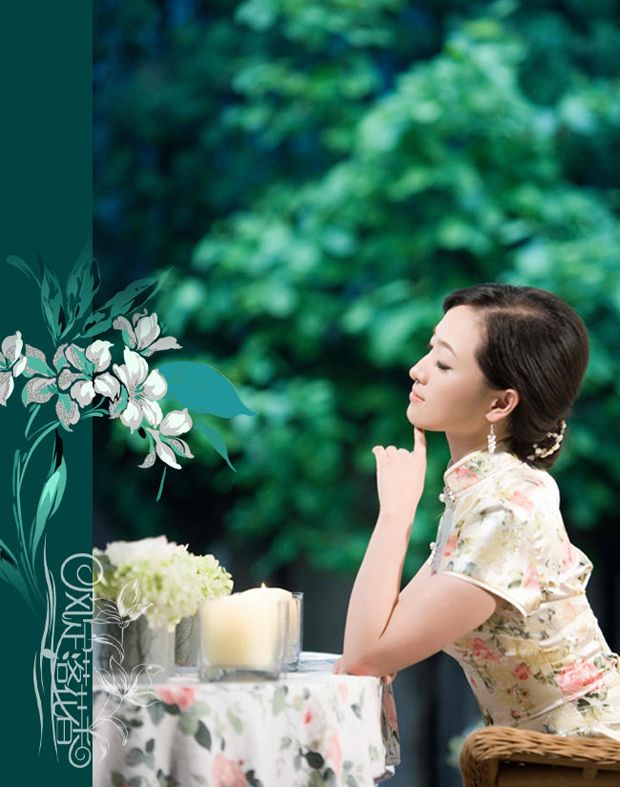 精致旗袍美图—风定落花香(图8)
