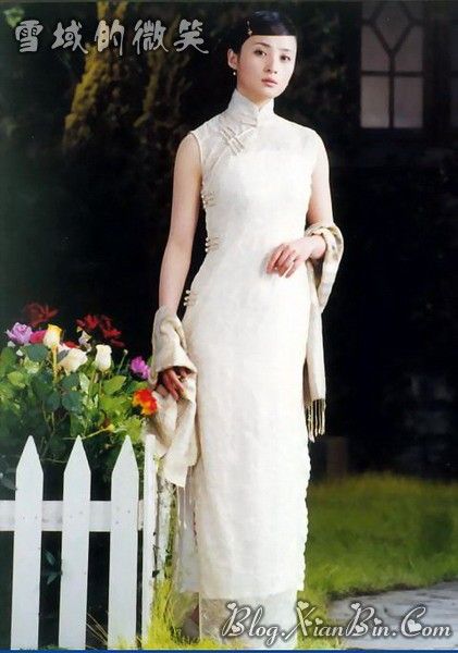 中国美女明星旗袍装(图10)