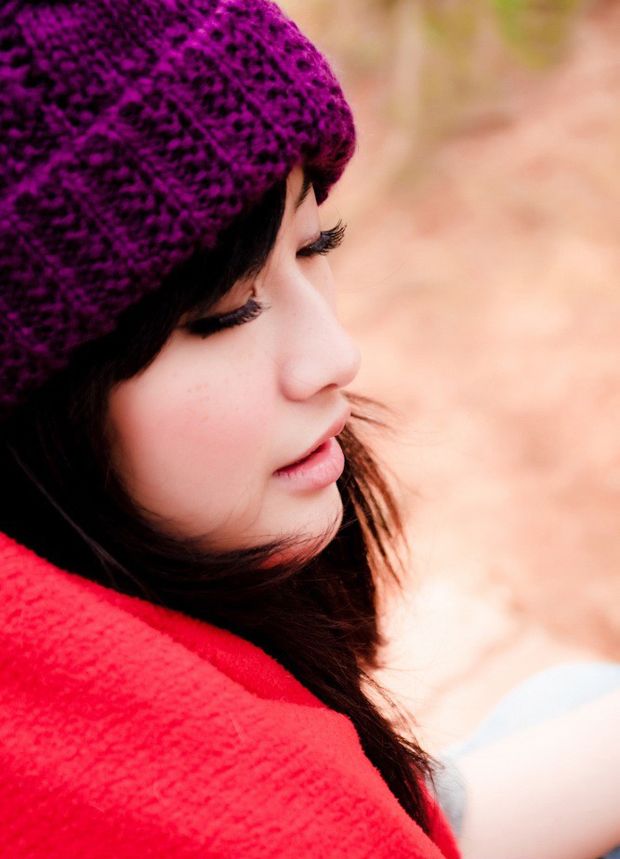 清纯台湾学妹妹学校后山拍写真(图5)