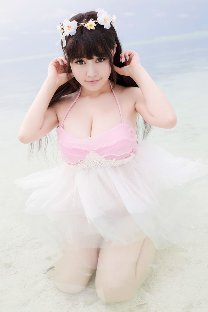 可儿mm性感贝壳内衣巨乳霸气外露(图43)