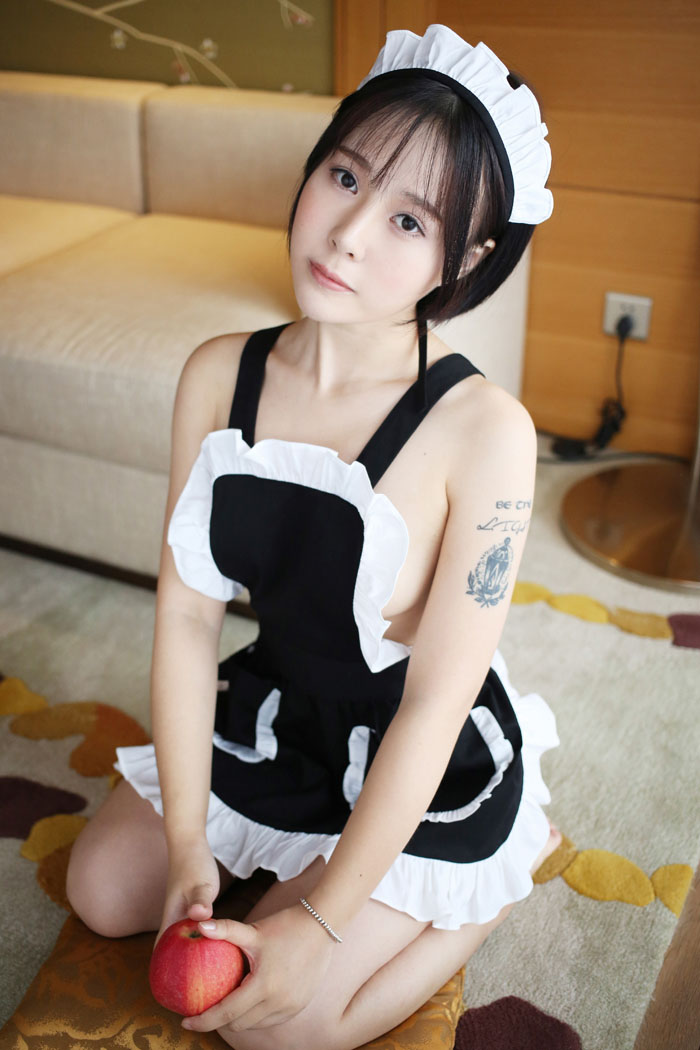 美媛馆艾莉Evelyn性感女仆装写真(图28)