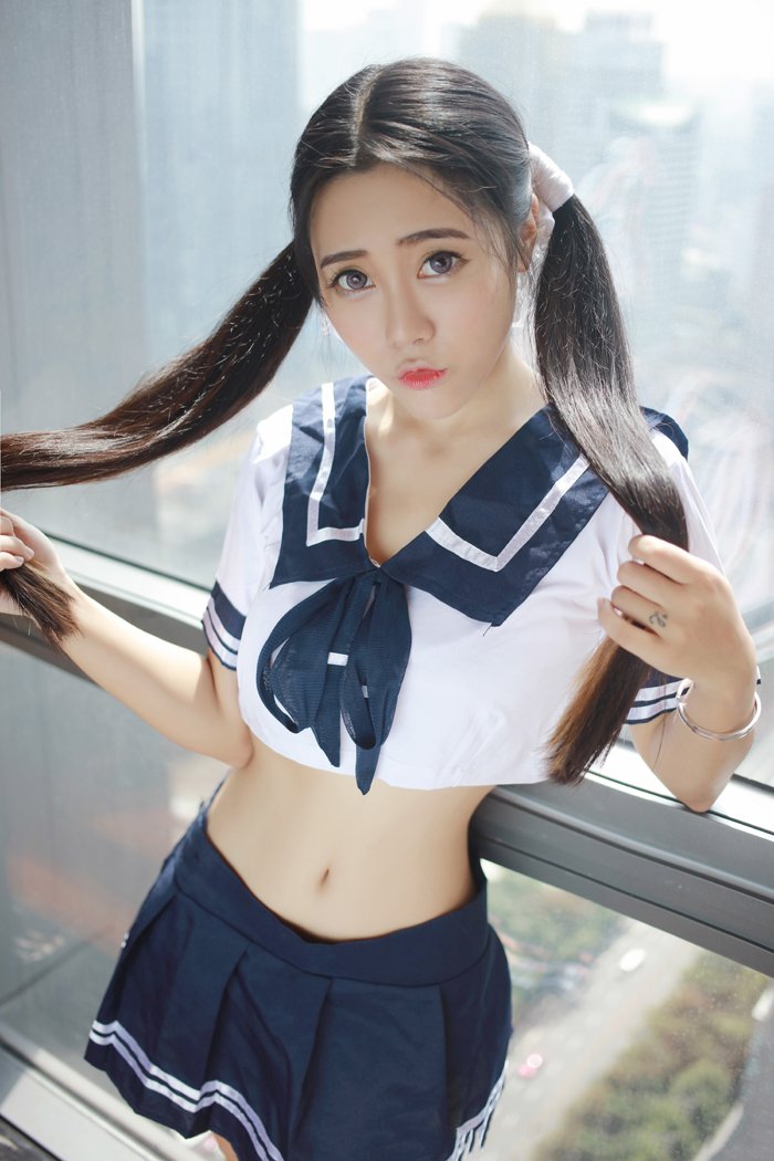 性感女仆兜豆靓Youlin百变制服诱惑(图8)