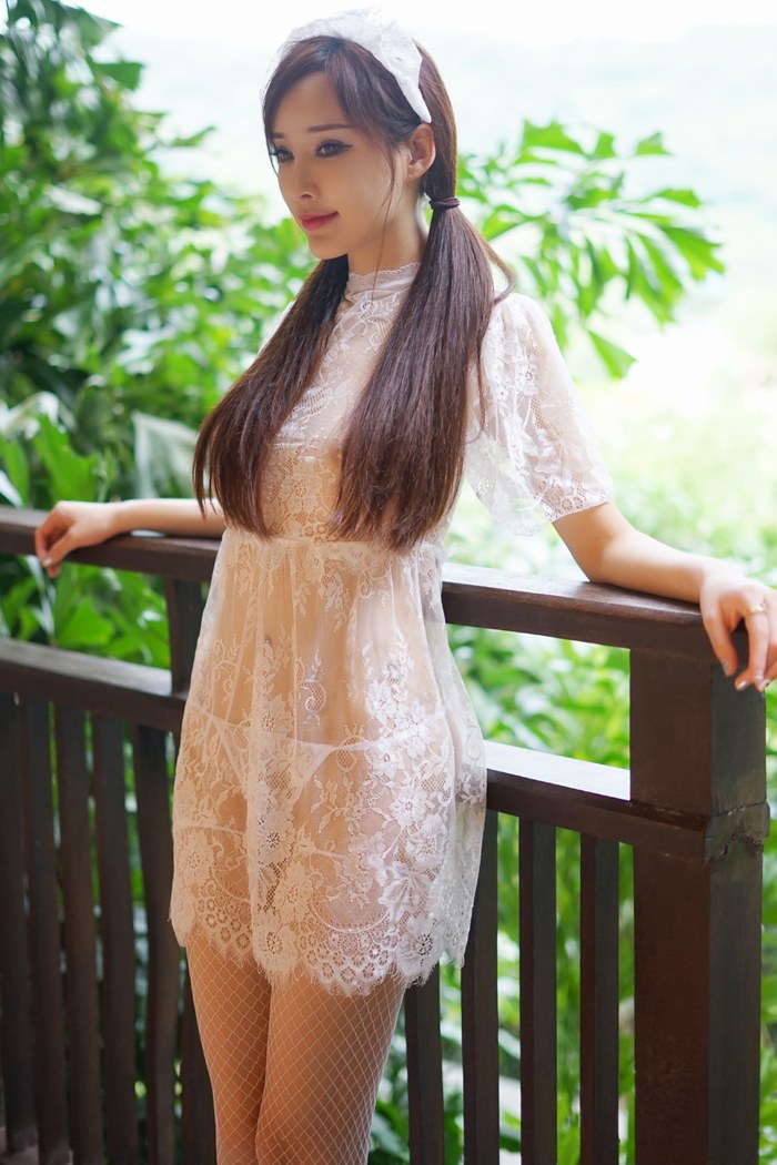 寂寞少妇薄纱情趣内衣显迷人风情(图21)