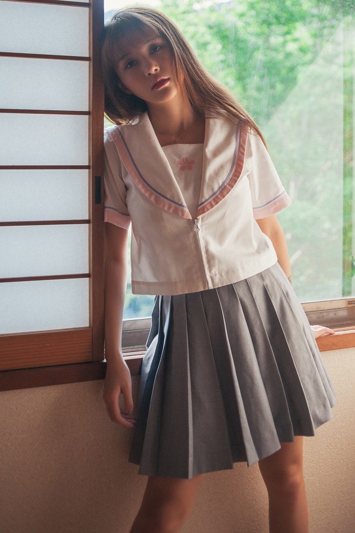 可爱学妹夏美酱放课后清凉三点太可口(图42)