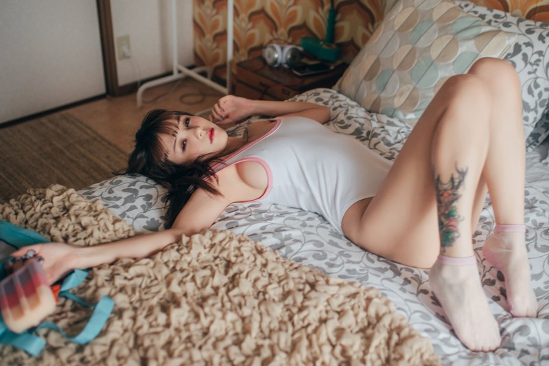 童颜秀乳夏美酱连体内衣性感迷人(图36)