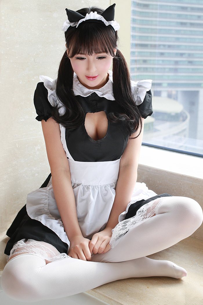 娇媚女仆唐雨辰制服诱惑美乳抢镜(图10)