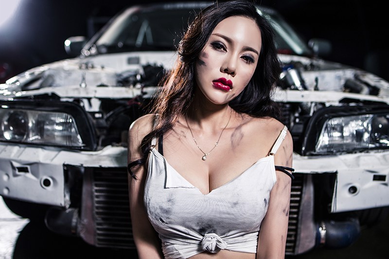 美艳少妇米娅蕾丝丁裤演制服诱惑(图14)