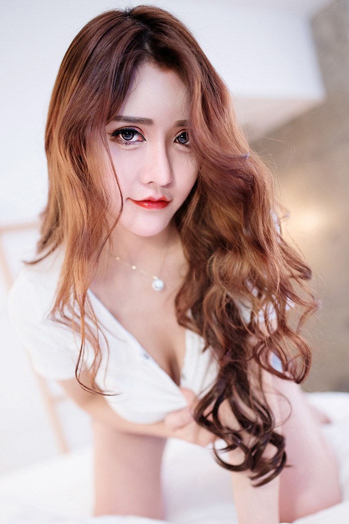 性感胸模lunana居家内衣秀豪乳袭人(图25)