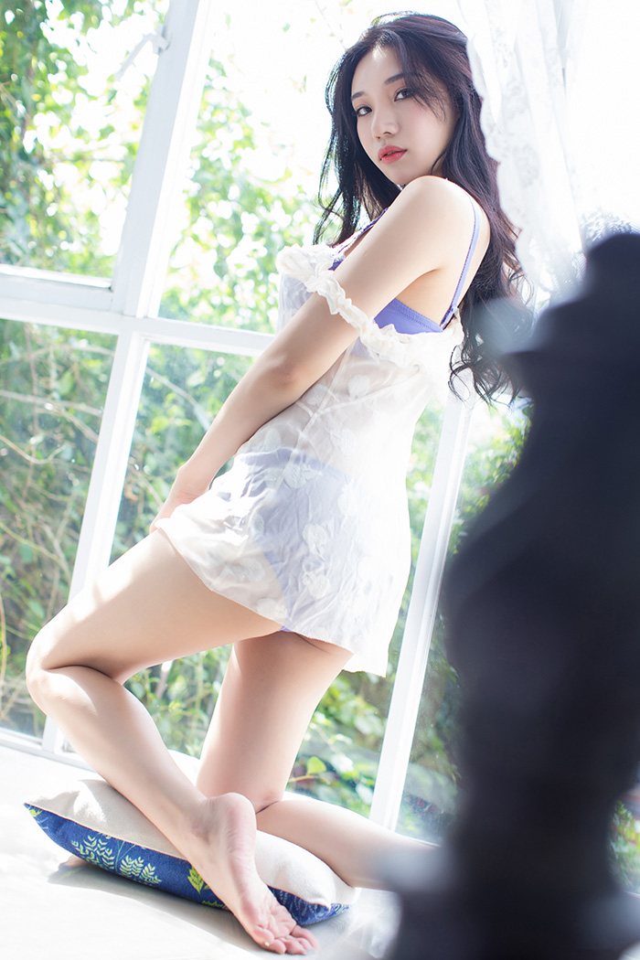 寂寞少妇狐狸妹蕾丝内衣镂空秀美乳(图25)