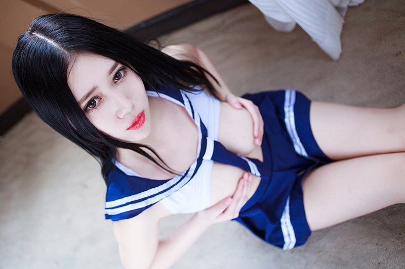 性感尤物轻褪制服手捧双乳诱惑足(图17)