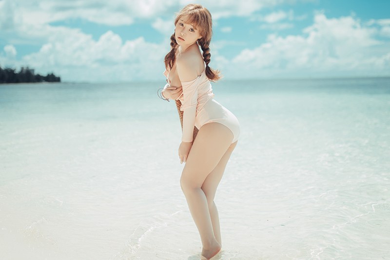 菠萝社美女老板柳侑绮童颜巨乳很吸睛(图14)