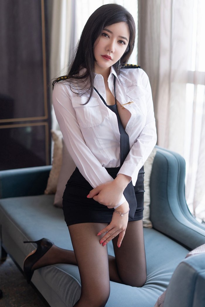 巨乳女神心妍小公主文秘装性感撩人(图11)