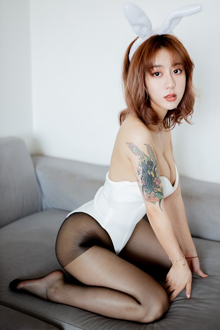 激萌兔女郎糯米黑丝翘臀美味可口(图11)