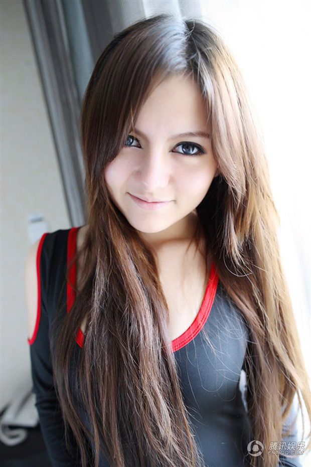 混血美女思瑶录制《水晶之恋》花絮(图10)