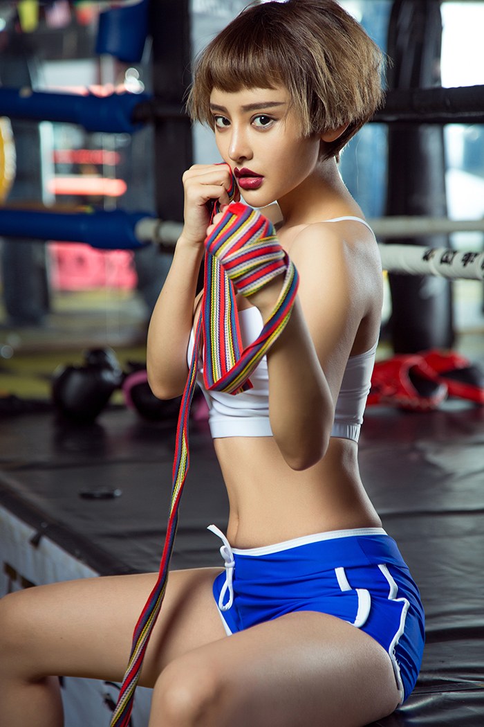 尤物拳击台李思宁巨乳翘臀狂野销魂(图28)