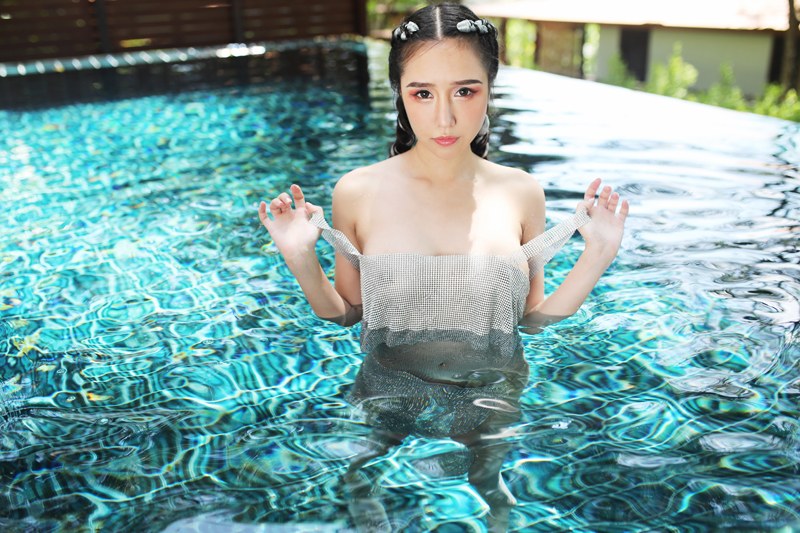 宅男女神于大小姐酥胸翘臀人比花娇(图45)