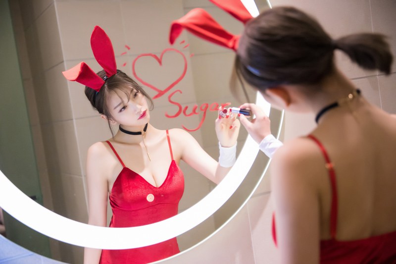 甜美女神杨晨晨浴室湿身春光乍泄(图20)