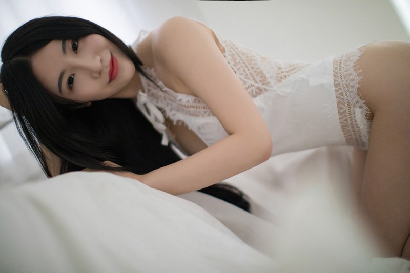 娇媚嫩模绯月樱轻薄蕾丝蚀骨销魂(图44)