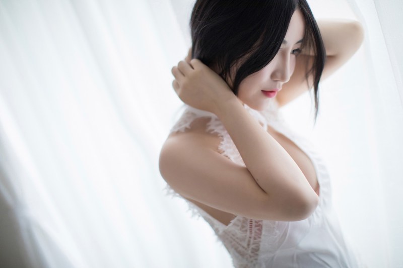 娇媚嫩模绯月樱轻薄蕾丝蚀骨销魂(图51)