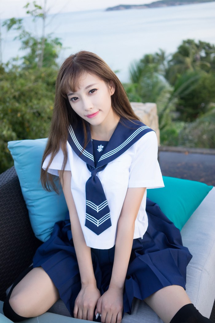 清爽萌妹杨晨晨欲语还羞楚楚动人(图26)